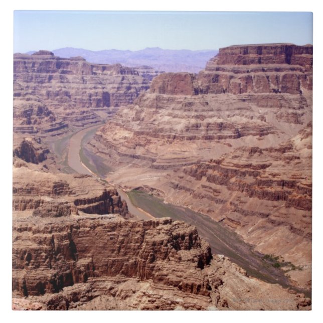 Ansicht des Grand Canyon, Arizona Fliese (Vorderseite)