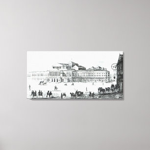 Ansicht des großartigen Theaters, Warschau Leinwanddruck