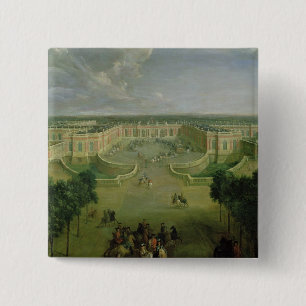Ansicht des großartigen Trianon, 1722 Button
