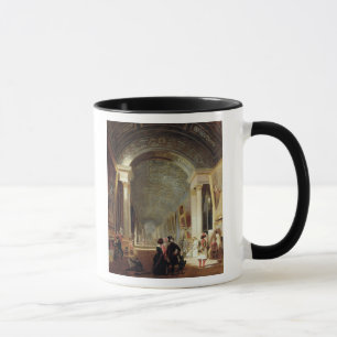 Ansicht des großen Galerie des Louvre, 1841 Tasse