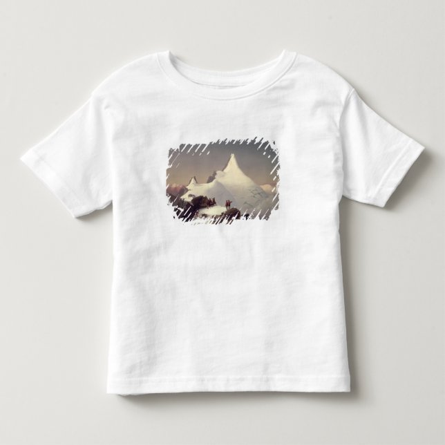 Ansicht des "Grossglockner" Berges Kleinkind T-shirt (Vorderseite)