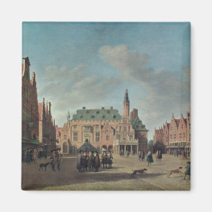 Ansicht des Grote Markt in Haarlem Magnet