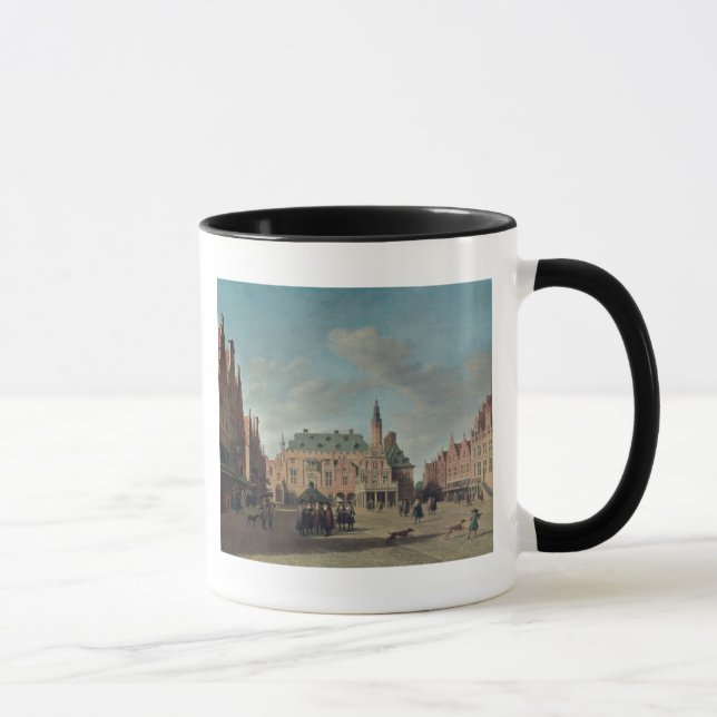 Ansicht des Grote Markt in Haarlem Tasse (Rechts)