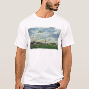 Ansicht des Harris-Hügel-Segelflugzeug-Feldes, T-Shirt