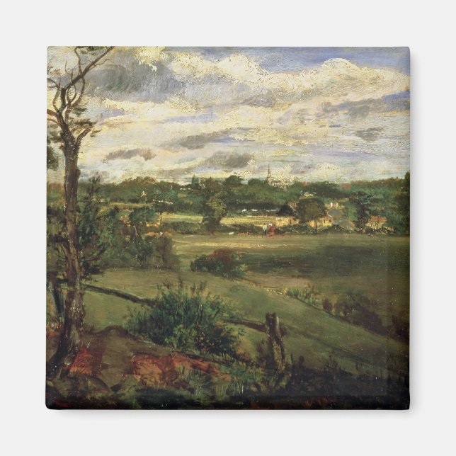 Ansicht des Highgate von Hampstead Heath, c.1834 Magnet (Vorne)
