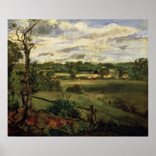 Ansicht des Highgate von Hampstead Heath, c.1834 Poster