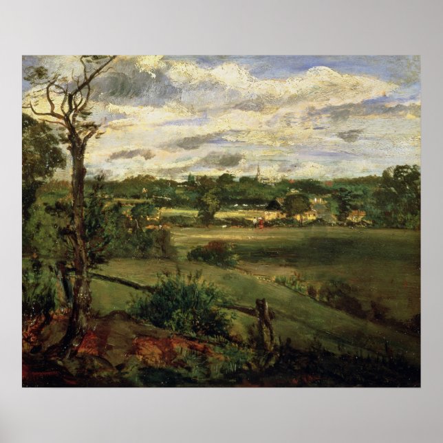 Ansicht des Highgate von Hampstead Heath, c.1834 Poster (Vorne)