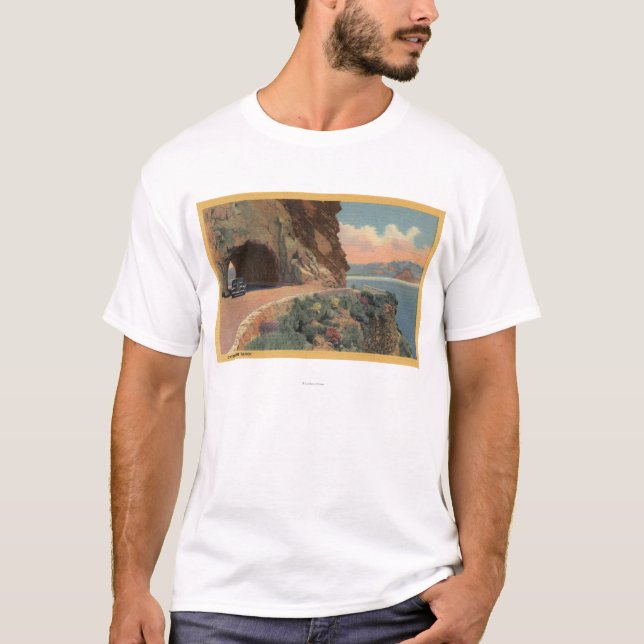 Ansicht des Höhlen-Felsen-Tunnels von Hwy T-Shirt (Vorderseite)