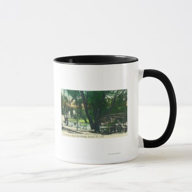 Ansicht des Hot Springs Pond Tasse (Rechts)
