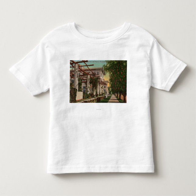 Ansicht des Hotels Maryland u. des Pergola Kleinkind T-shirt (Vorderseite)