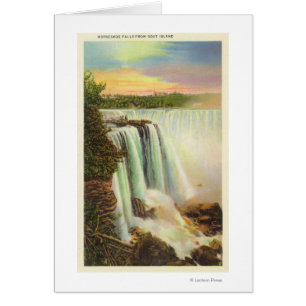 Ansicht des Hufeisens fällt von der Ziegen-Insel