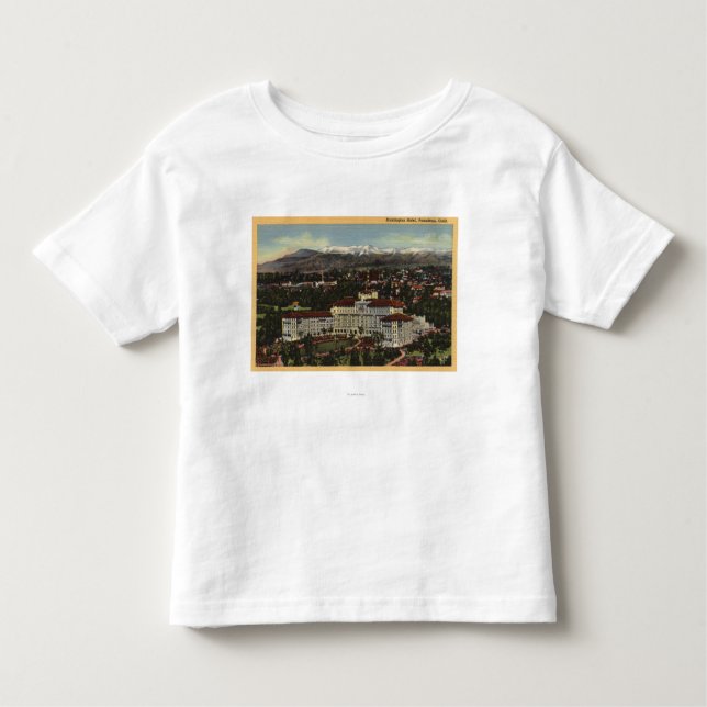 Ansicht des Huntington-Hotels Kleinkind T-shirt (Vorderseite)