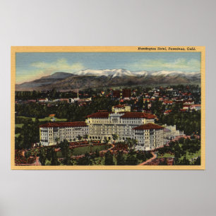Ansicht des Huntington-Hotels Poster