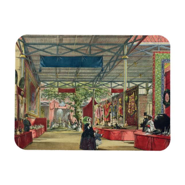 Ansicht des Indien-Abschnitts der Großen Ausstellu Magnet (Horizontal)