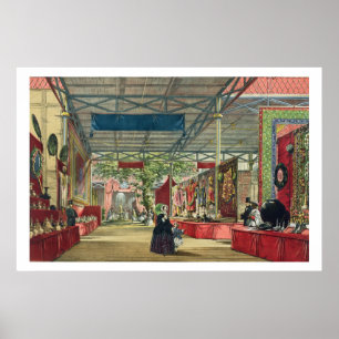 Ansicht des Indien-Abschnitts der Großen Ausstellu Poster