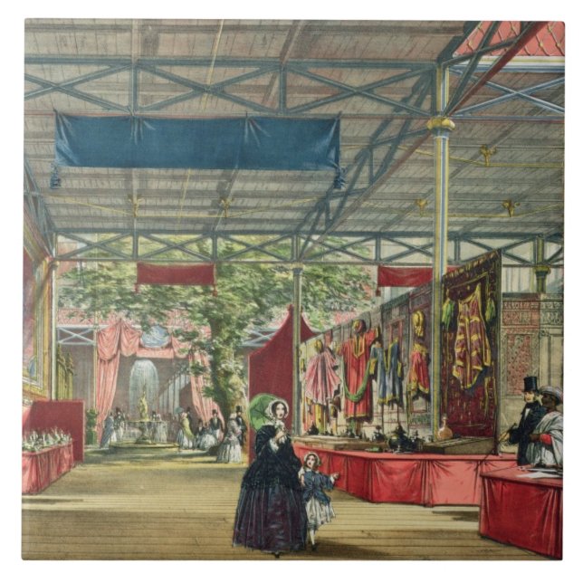 Ansicht des Indien-Abschnitts der großen Fliese (Vorderseite)