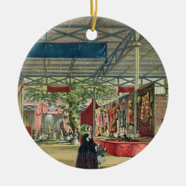 Ansicht des Indien-Abschnitts der großen Keramikornament (Vorne)