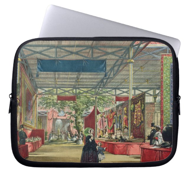 Ansicht des Indien-Abschnitts der großen Laptopschutzhülle (Vorderseite)