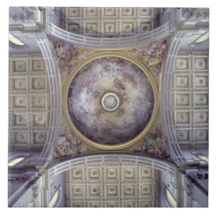 Ansicht des Innenraums der Kuppel, im Jahre 1425 Fliese