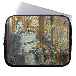 Ansicht des Innenraums in einem der Räume des Pl Laptopschutzhülle