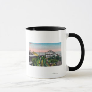 Ansicht des japanischen Tee-Gartens Tasse