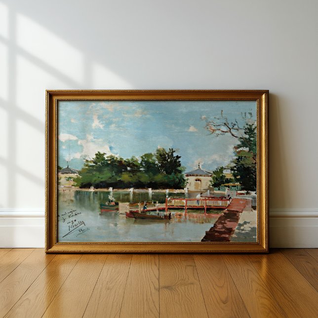 Ansicht des Jetty | Joaquín Sorolla Poster (Von Creator hochgeladen)