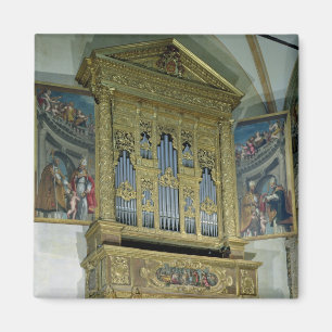 Ansicht des Kirchenorgans, c.1590 Magnet