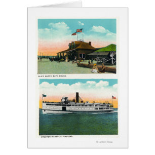 Ansicht des Klippen-Strand-Bad-Hauses