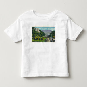 Ansicht des Kopfes u. der Crawford-Kerbe Entranc Kleinkind T-shirt