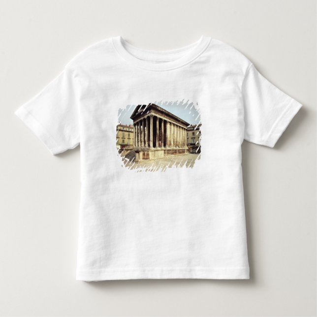 Ansicht des Maison Carree, c.19 BC Kleinkind T-shirt (Vorderseite)