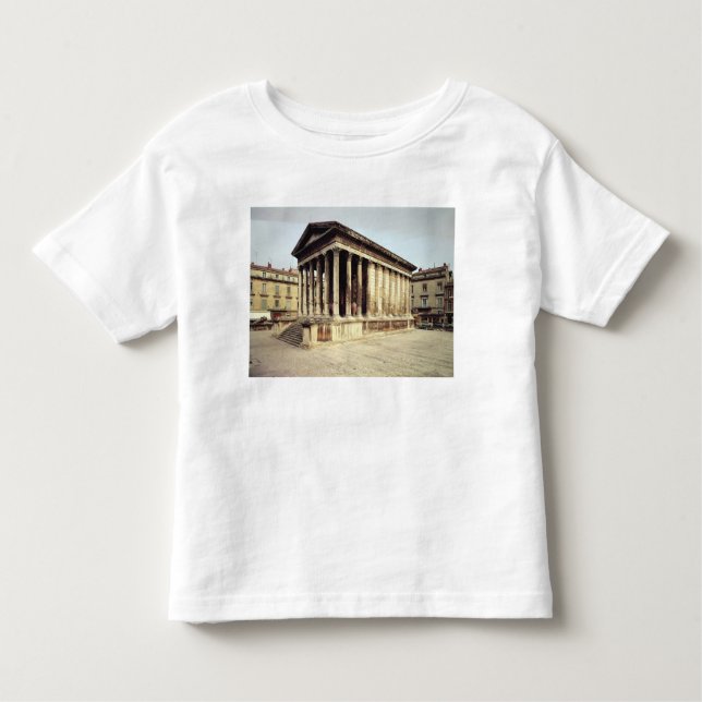 Ansicht des Maison Carree, c.19 BC Kleinkind T-shirt (Vorderseite)