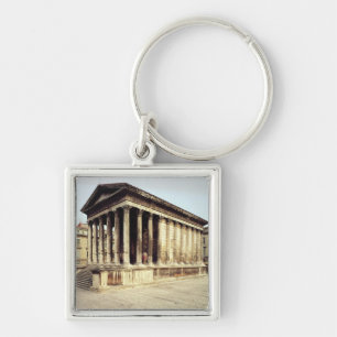 Ansicht des Maison Carree, c.19 BC Schlüsselanhänger