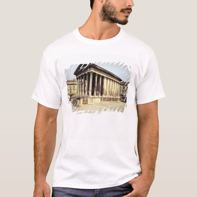 Ansicht des Maison Carree, c.19 BC T-Shirt (Vorderseite)