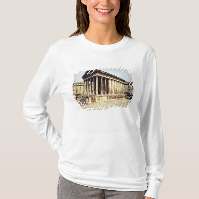 Ansicht des Maison Carree, c.19 BC T-Shirt (Vorderseite)