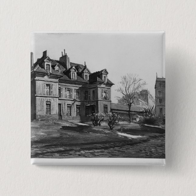 Ansicht des Maternite Port-Royal, 1905 Button (Vorderseite)