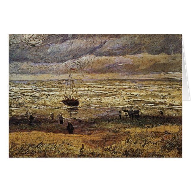 Ansicht des Meeres in Scheveningen durch Van Gogh (Vorderseite (Horizontal))