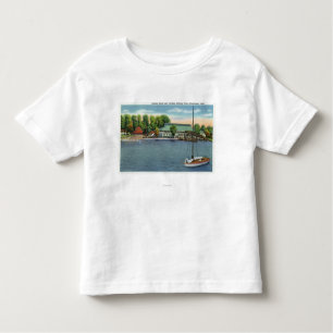Ansicht des mittleren Park-Strandes und des Kleinkind T-shirt