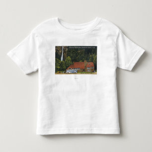 Ansicht des Multnomah Fall-Häuschens Kleinkind T-shirt