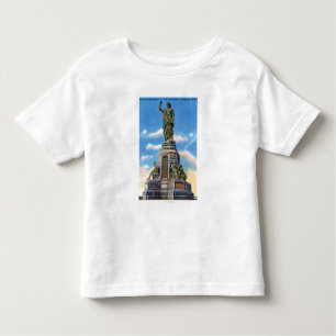 Ansicht des nationalen Monuments zu US-Ahnen Kleinkind T-shirt