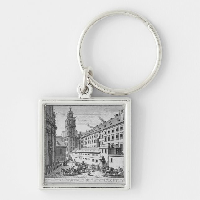 Ansicht des neuen Observatoriums im Jesuit Schlüsselanhänger (Vorne)