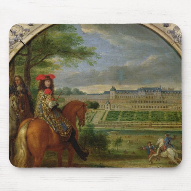 Ansicht des neuen Palastes von Heilig-Germain Mousepad (Vorne)