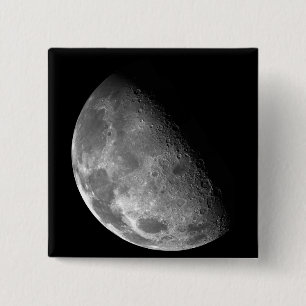 Ansicht des Nordpols des Mondes Button