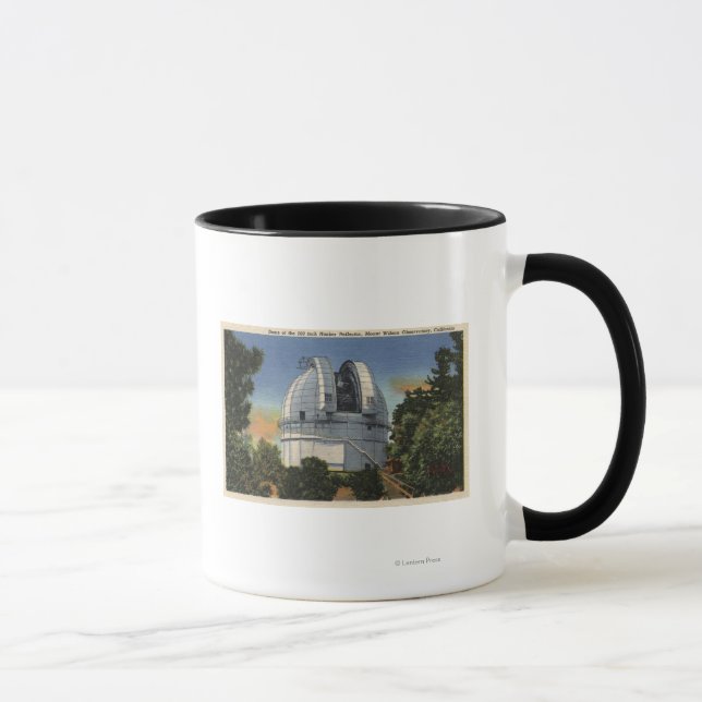 Ansicht des Observatoriums und der Teleskopkuppel Tasse (Rechts)