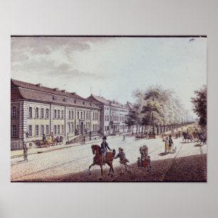 Ansicht des Opernhauses, Berlin Poster