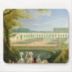 Ansicht des Orangerie in Versailles, nach 1697 Mousepad