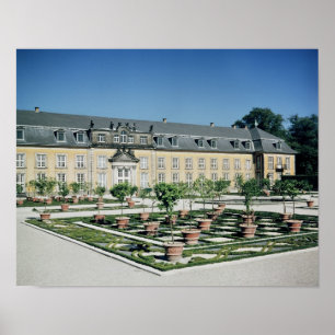 Ansicht des Orangery des Herrenhausen Poster