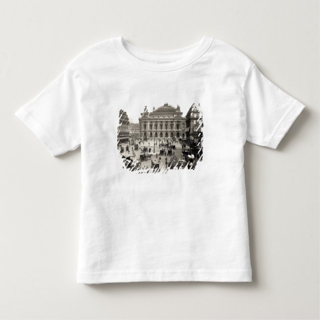 Ansicht des Paris-Opernhauses, 1890-99 Kleinkind T-shirt (Vorderseite)