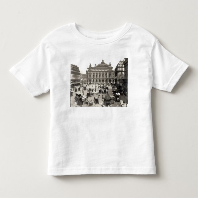 Ansicht des Paris-Opernhauses, 1890-99 Kleinkind T-shirt (Vorderseite)
