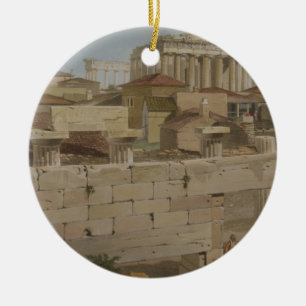 Ansicht des Parthenons vom Propylaea, Platte 7 Keramikornament