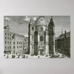Ansicht des Peterskirche Poster